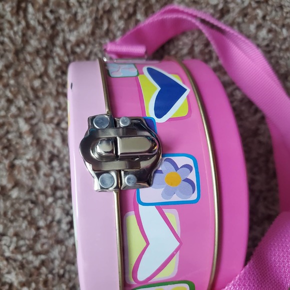 Vintage Early Y2k Barbie Small Metal Tin Lunch Box Style Purse - Picture 5 of 7